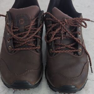 Merrell Men's Brown Leather Athletic Shoes